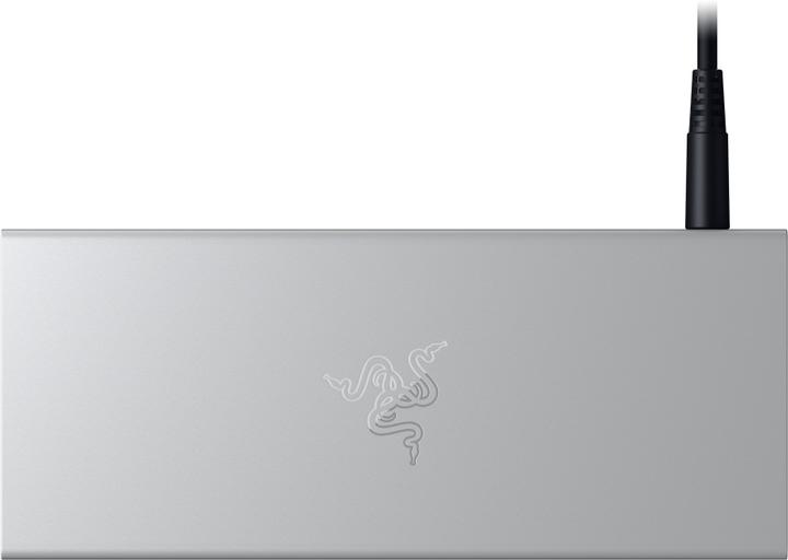 Actual product image Razer NB Acc Dock USB-C 4 Mercury (RC21-02280200-R3EK) (USB-C, 14 Ports)