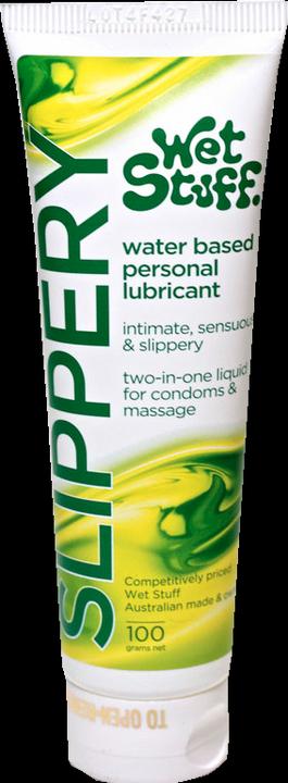 Actual product image Wet Stuff Slippery" 2in1 - 100g sensual and long-lasting lubricant and massage gel (100 ml)