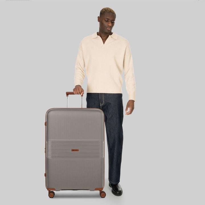 Actual product image Farmhood Eco Edition 02 4 Rollen Trolley 76 cm mit Dehnfalte (109 l, XL (from 140l))