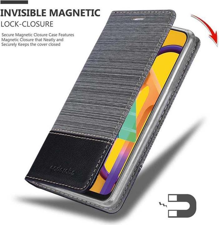 Produktbild Cadorabo Book Jeans Optik Cover (Samsung Galaxy M30s)