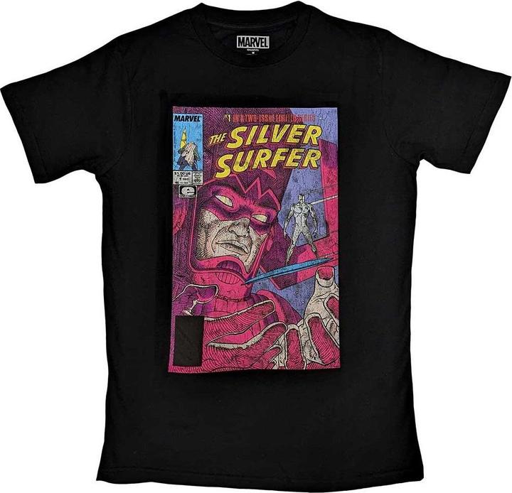 Actual product image Unisex Adult Silver Surfer Galactus T-Shirt (XL)