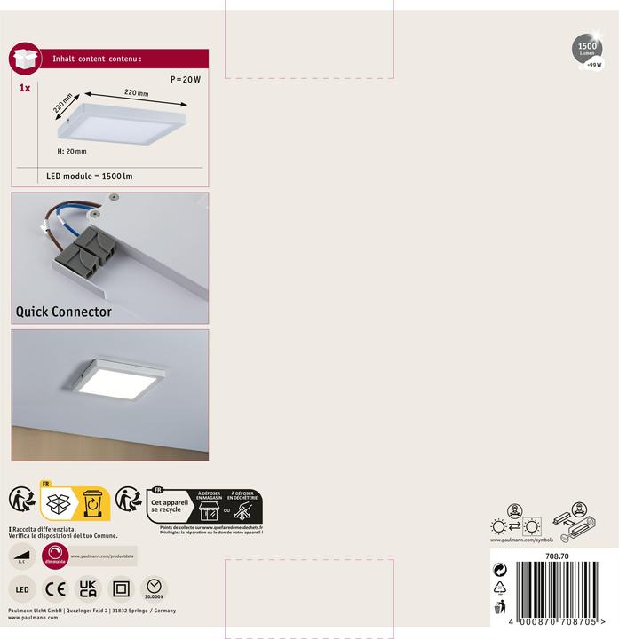 Actual product image Paulmann Atria Shine (1500 lm)