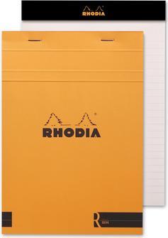 Image du produit Rhodia Bloc-notes (A5, Blanc, Couverture souple)