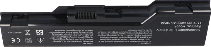 Actual product image Dell Akku XPS M1730, 312-0680, HG307, WG317 (6 Cells, 6600 mAh)