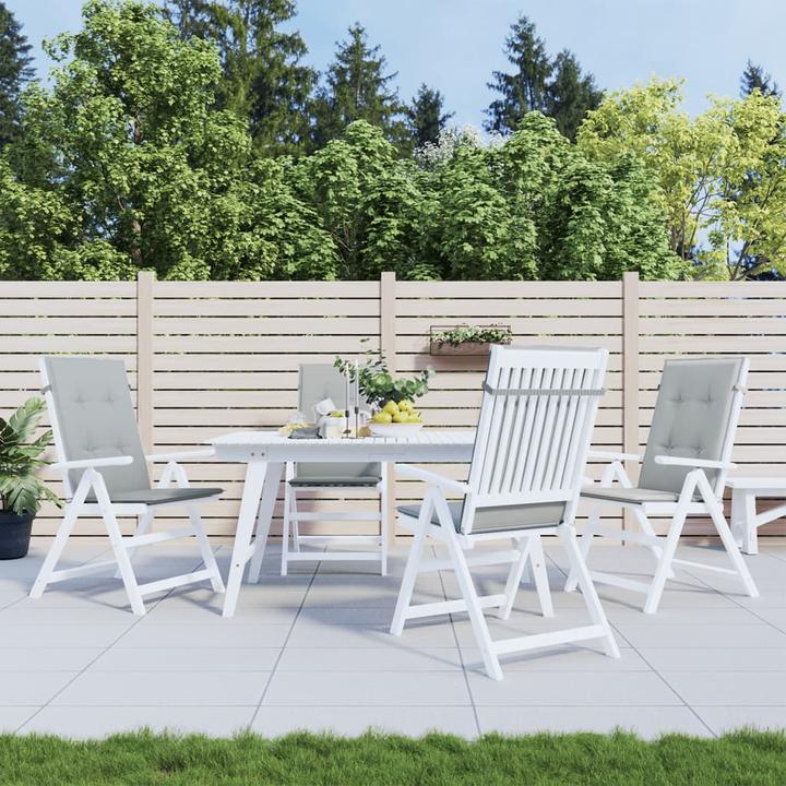 Immagine prodotto VidaXL Cuscini dello schienale alto 4 pezzi in tessuto (120 x 50 x 4 cm)