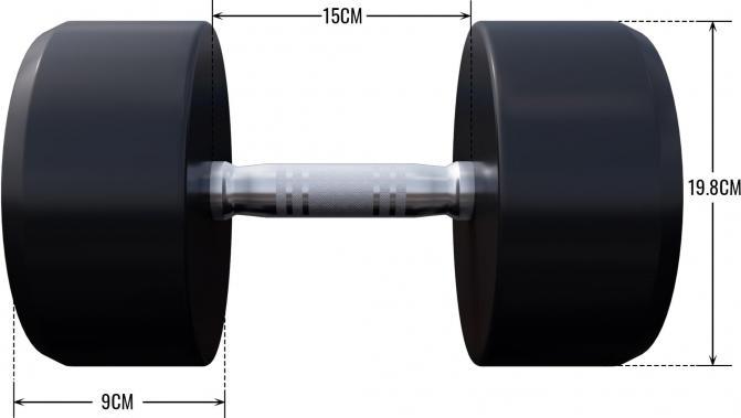 Produktbild Gorilla Sports Rundhanteln (1 x 30 kg)