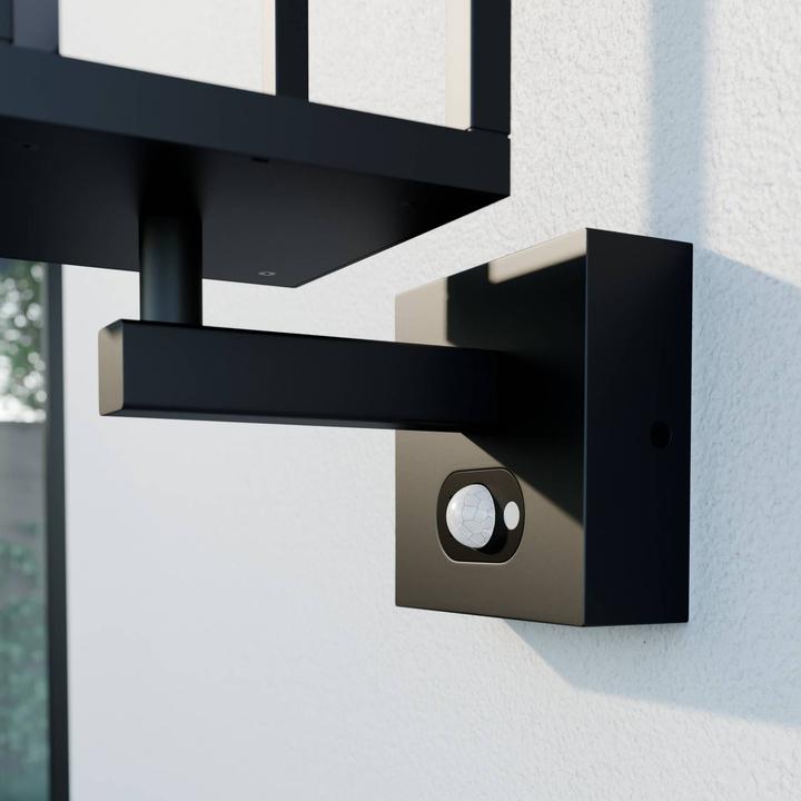 Produktbild Lucande Timeo LED Solcelle Wandleuchte Graphite (185 lm, IP54)