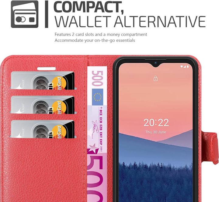 Actual product image Cadorabo Book Stand Case for Nokia C21 (Nokia C21)