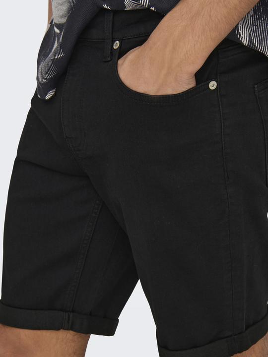 Immagine prodotto Only & Sons Onsply Jog Blk 0280 Pim Dnm Shorts Noos (L)