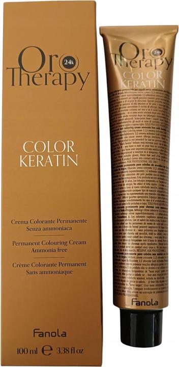 Image du produit Fanola Oro Therapy Color Keratin 6.31 Dark Blonde Sand 100ml (6.31 Blond foncé Sable)
