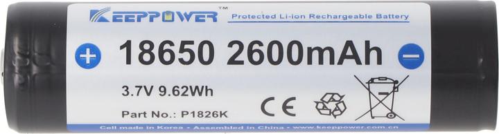 Produktbild Keeppower Akku 18650, geschützt (1 Stk., 2600 mAh)