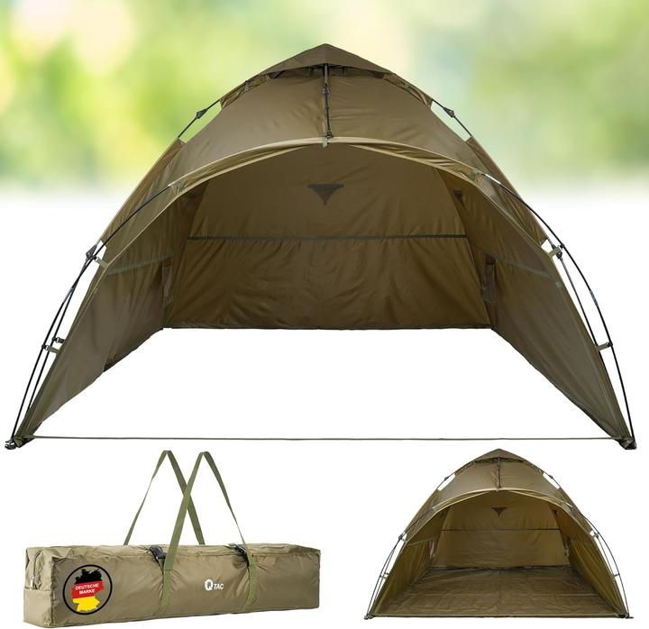 Produktbild Q-Tac Ruck Zuck Bivvy Angelzelt (Tunnelzelt, 5.50 kg, 2 Personen)