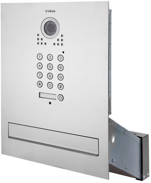 Actual product image Vidos S561D-SKM letterbox with built-in video intercom system