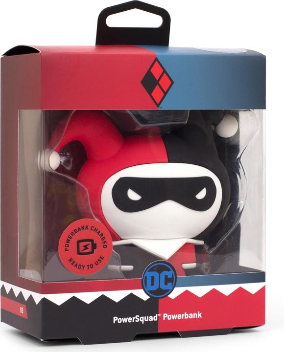 Actual product image PowerSquad Powerbank DC "Harley Quinn" - DC Comics (2500 mAh, 9.25 Wh)