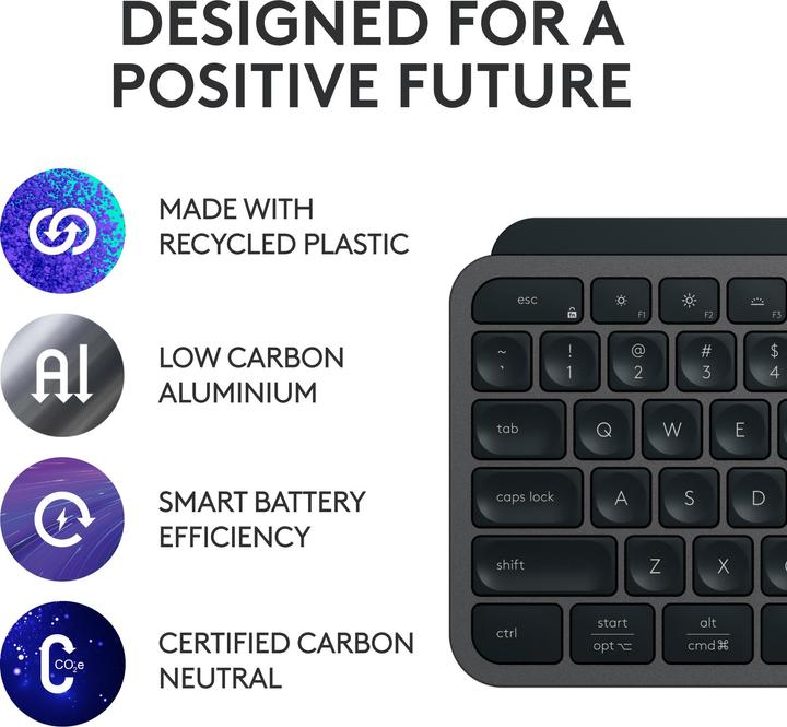 Actual product image Logitech MX Keys S (DE, Wireless)