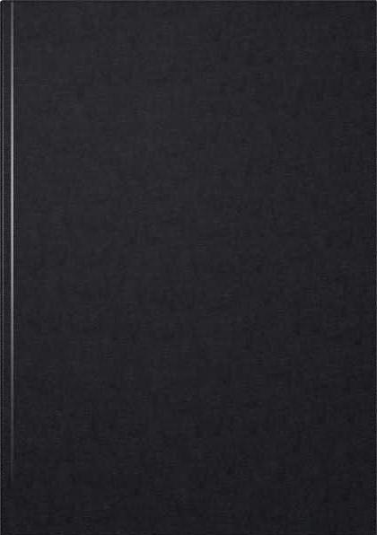 Actual product image König & Ebhardt Notebook A4 squared black 96sheet perforated pages (A4, Checked, Hardcover)