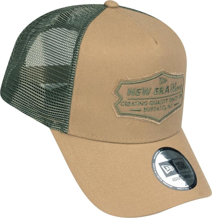 Produktbild New Era Adjustable Trucker Cap - RETRO PATCH khaki / oliv (One Size)
