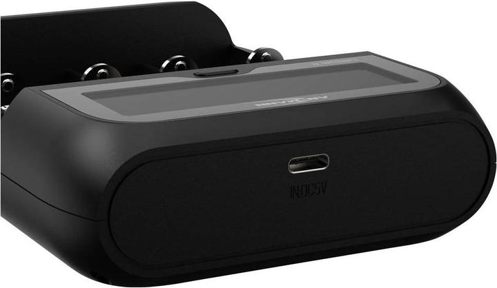 Produktbild Ansmann Lithium 4 Universalladegerät mit 2x 18650 Akkuzellen (2600mAh) Ladegerät (1 Stk., 14500, 16340, 17670, 18500, 18650, 22650, 26650, 2600 mAh, Ladegerät inkl. Akku)