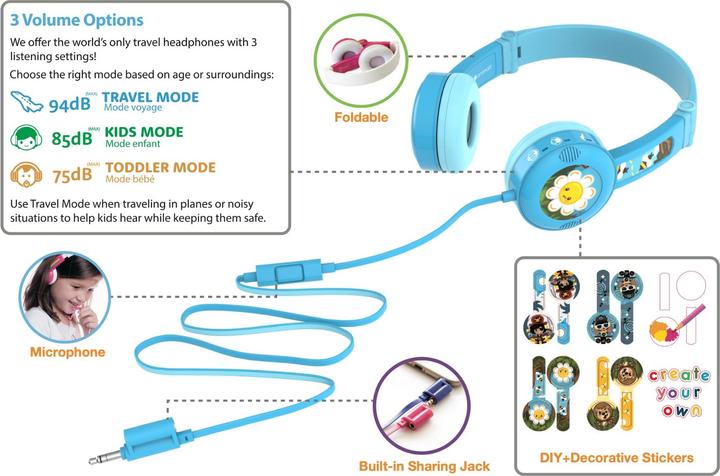 Actual product image Buddyphones Travel