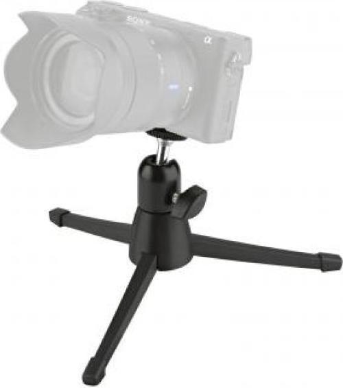 Actual product image K&M 19783 Camera table tripod Tripod with cloth (Plastic)