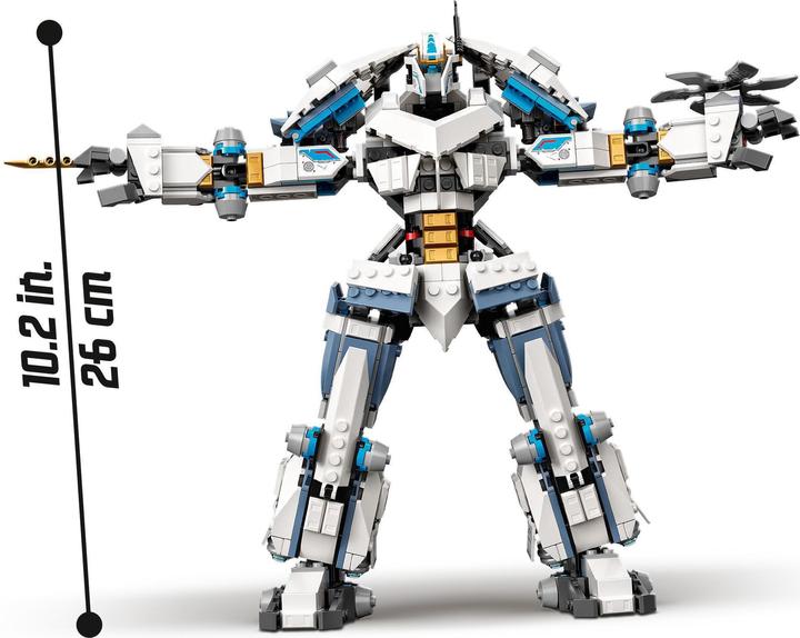 Actual product image LEGO Zane's Titan Mech (71738, LEGO Ninjago)