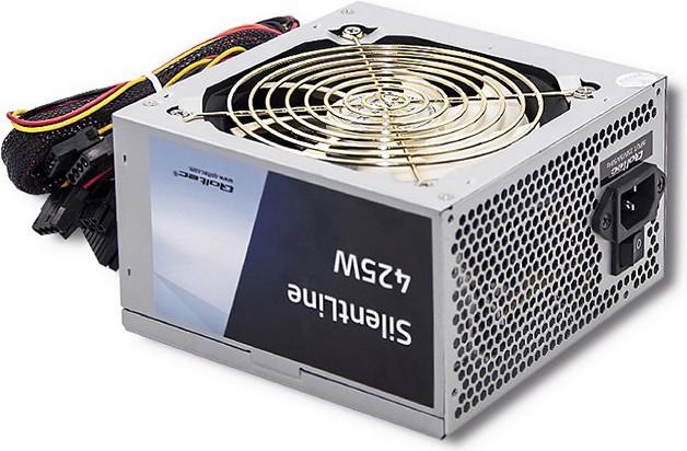 Produktbild Qoltec SilentLine - 425 W - 230 V - 50 Hz - 5 A - Passiv - 26 A (450 W)