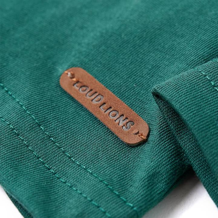 Immagine prodotto VidaXL Camicia da bambino a maniche lunghe verde 92,Materiale: 100 % cotone,Colore (92)