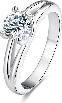 Beneto Silver ring with AGG198 crystals - Circuit: 60 mm (60)