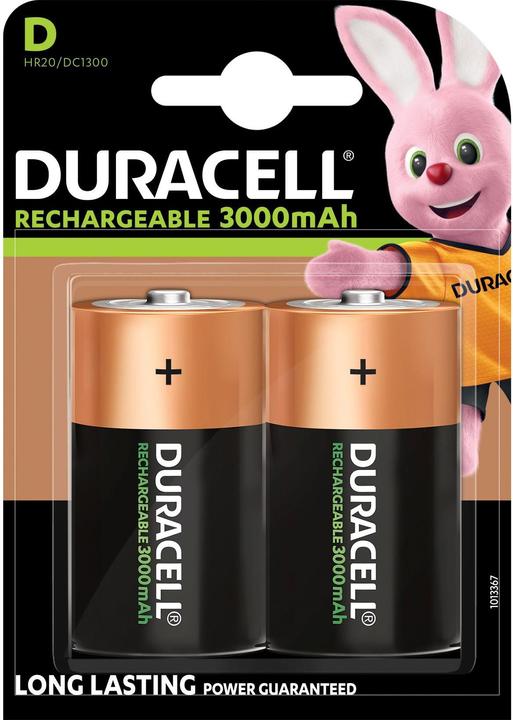 Duracell Recharge Ultra (2 Stk., D, 2200 mAh)
