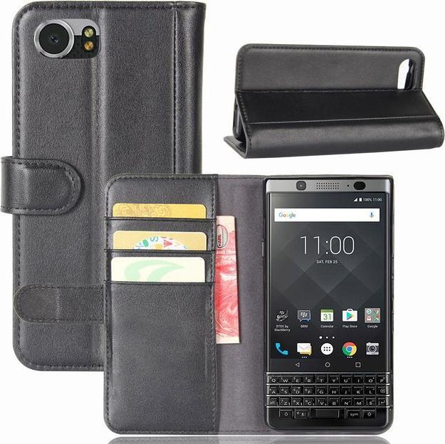 Actual product image MU Classic Mobile phone case made of genuine split leather (KEYone)