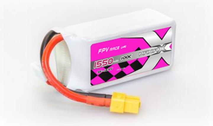Image du produit ManiaX 100C FPV eXtreme 18.5V 1550mAh 100C XT60 (1550 mAh)