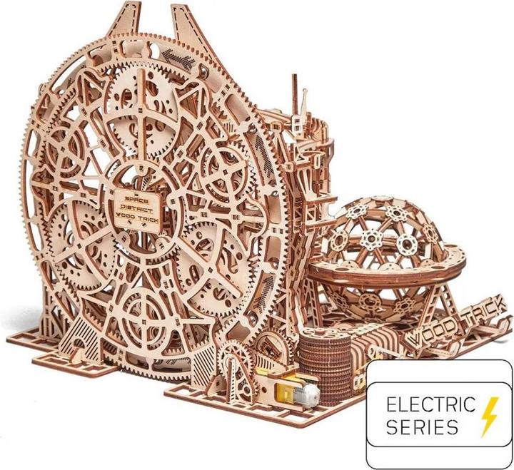 Image du produit Wood Trick Circuit de billes Galaxy - Kit de construction en bois 3D