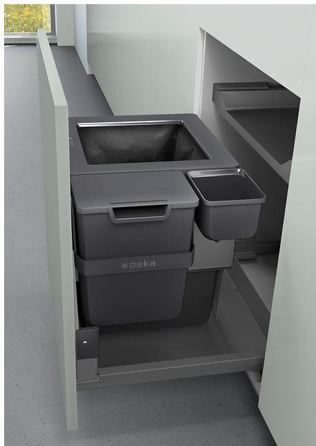Image du produit Peka Metall Système d'extraction des ordures OekoComplet 40+6+1.2 (40 l)