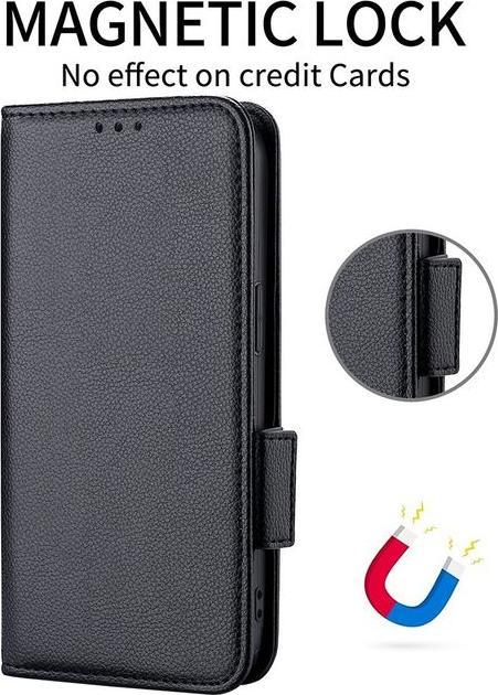 Actual product image MU Classic Litchi Leather Bookcover Series (Motorola Moto G Stylus 5G (2023))
