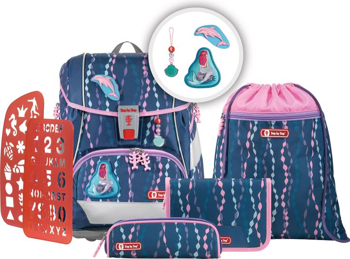 Bleu, Lila, Pink, Turquoise