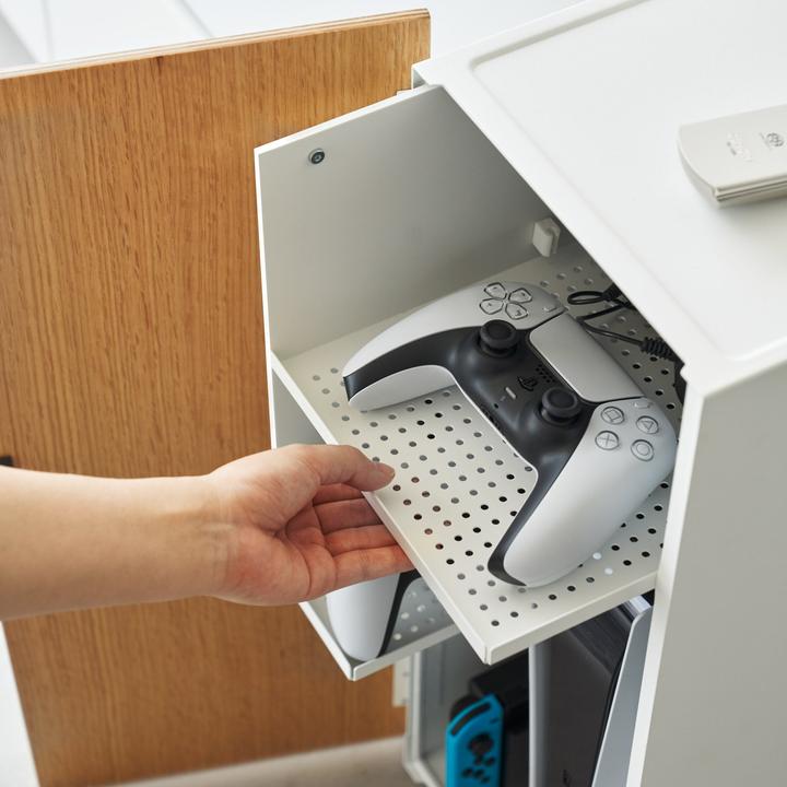 Actual product image Yamazaki Spielekonsolen-Organizer TOWER