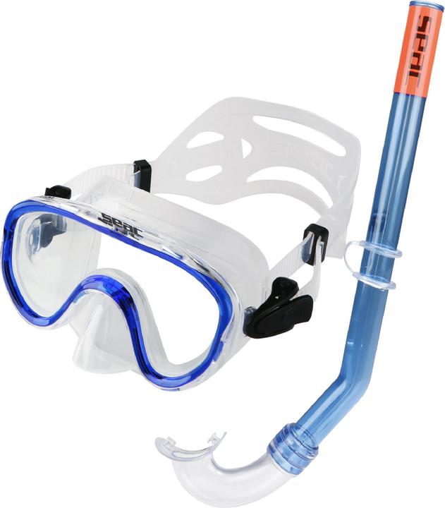 Transparent/Bleu