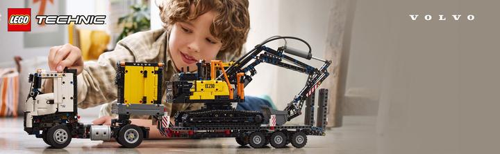 Produktbild LEGO Volvo FMX LKW mit EC230 Electric Raupenbagger (42175, LEGO Technic)