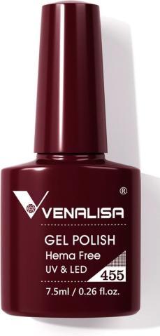 Venalisa Gellack 455 (Rot, UV-Gel Lack)