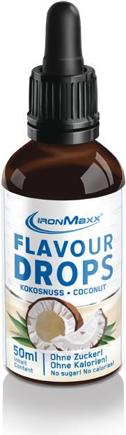 Image du produit IronMaxx Flavour Drops (50ml) (Noix de coco, 1 pcs)