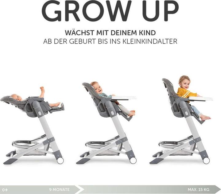 Produktbild Hauck Hochstühle Hochstuhl & Babyliege ab Geburt - Grow Up Newborn Set (Hochstuhl)