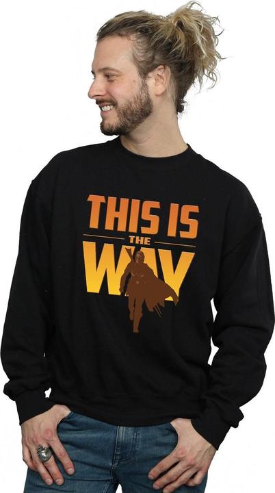 Actual product image Star Wars Mens The Mandalorian This Is The Way Sweatshirt (3XL)
