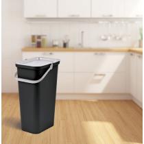 Actual product image Tontarelli moda bin with handle 24l green/black (24 l)