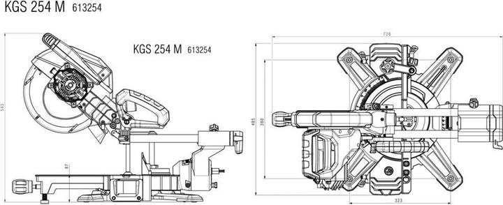Image du produit Metabo KGS 254 M