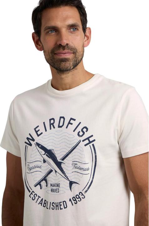 Immagine prodotto Weird Fish Hudson Maglietta Stampato Con marchio Uomo (L)