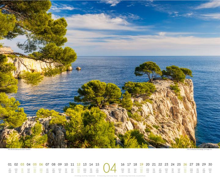 Actual product image Wasser Kalender 2026 (54 x 48 cm, Hardcover, German, French, English)