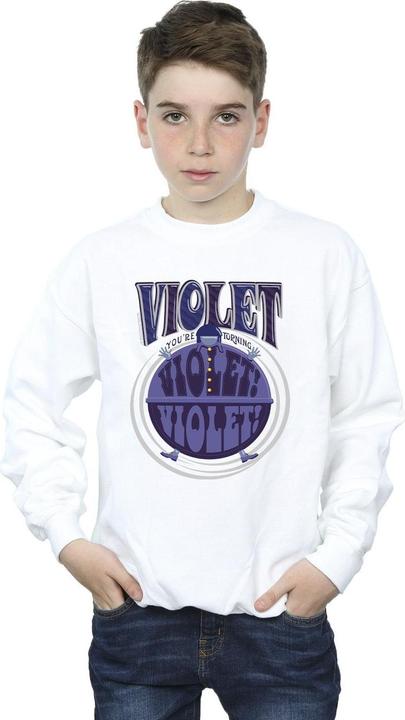 Immagine prodotto Willy Wonka & the Chocolate Factory Violet Turning Violet Felpa Ragazzi (128)