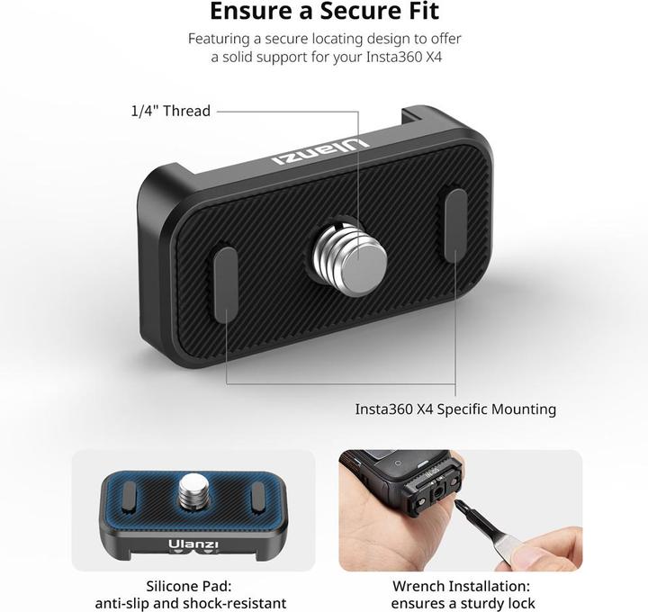 Actual product image Ulanzi IN 05 Quick Release Plate (X4)