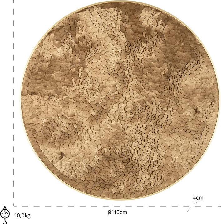 Actual product image Richmond Interiors Picture Wall Art Bloom (110 x 4 x 110 cm)