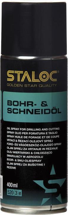 Staloc Bohr- und Schneidöl-Spray | auch als Sprühöl zum Bohren, Drehen | 400 ml